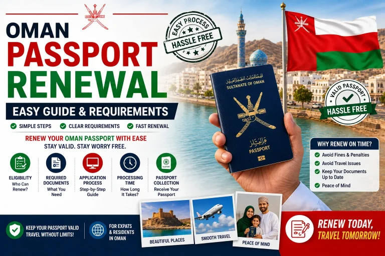 Oman Passport Renewal Easy Guide & Requirements