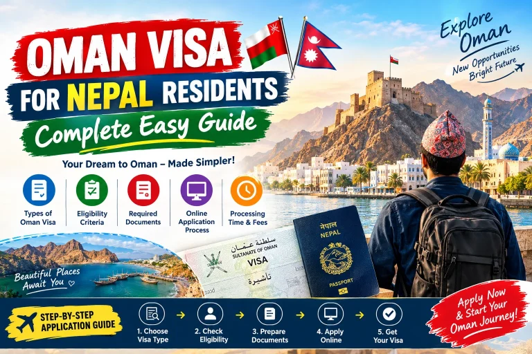 Oman Visa For Nepal Residents